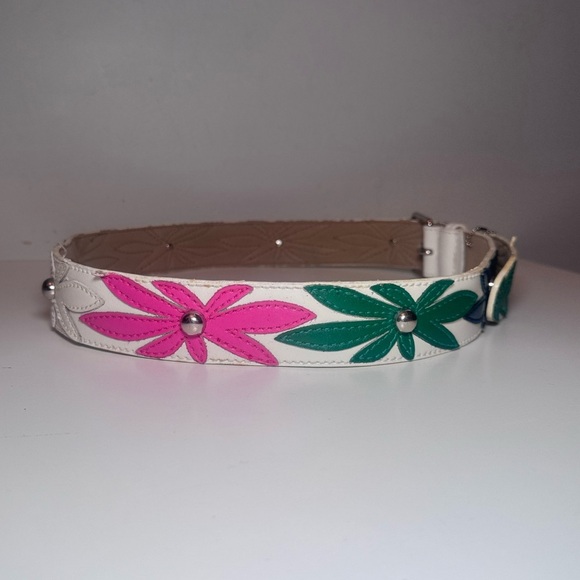 Guess Y2K Leather Flower Belt main image 6